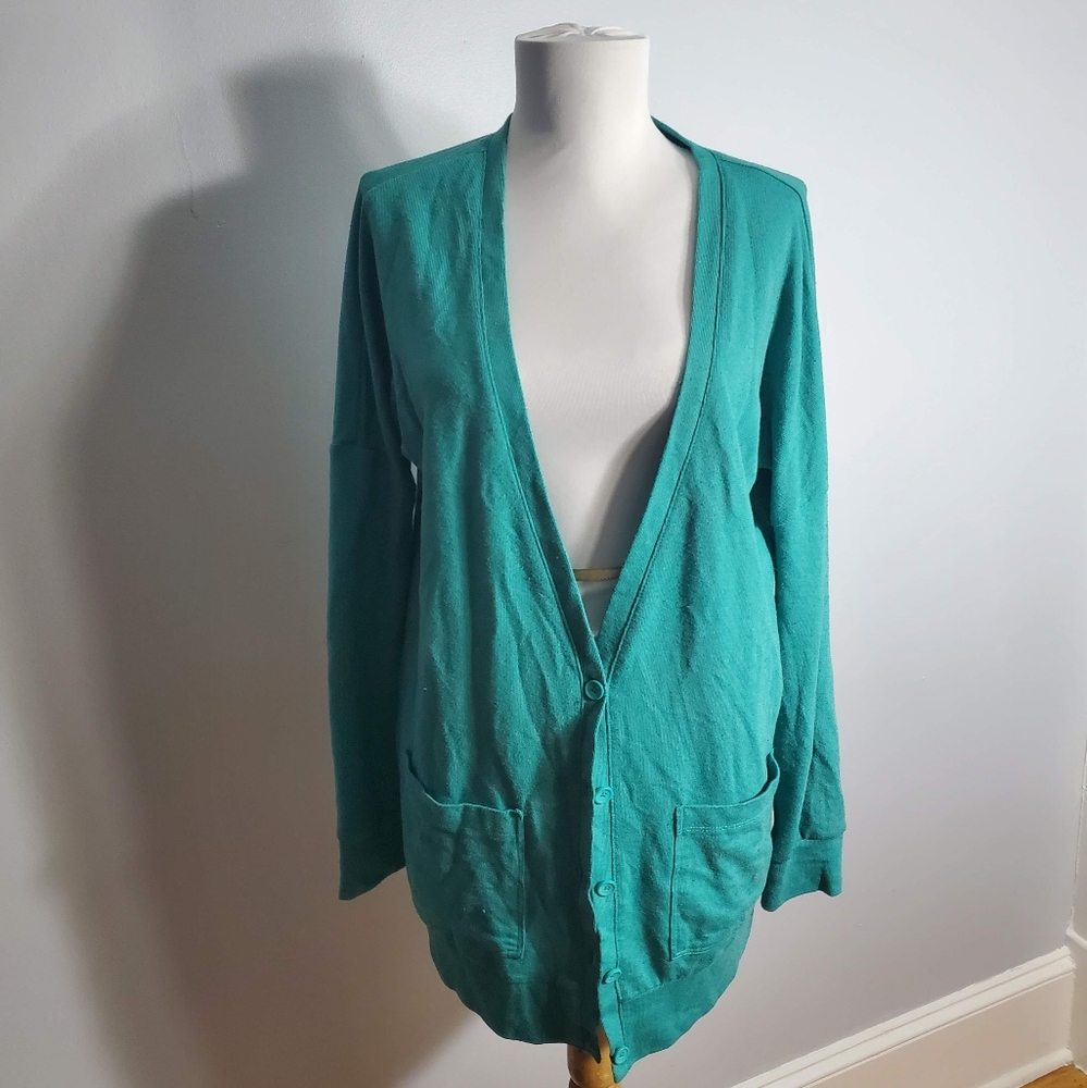 Teal sweater, medium